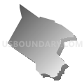 North Arlington borough, Bergen County, New Jersey (Gray Gradient Fill with Shadow)