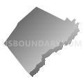 Mansfield township, Warren County, New Jersey (Gray Gradient Fill with Shadow)