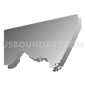 Keansburg borough, Monmouth County, New Jersey (Gray Gradient Fill with Shadow)