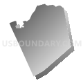 Upper Freehold township, Monmouth County, New Jersey (Gray Gradient Fill with Shadow)