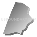 West Orange township, Essex County, New Jersey (Gray Gradient Fill with Shadow)