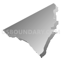 Union township, Hunterdon County, New Jersey (Gray Gradient Fill with Shadow)