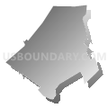 Boonton township, Morris County, New Jersey (Gray Gradient Fill with Shadow)