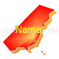 Byram township, Sussex County, New Jersey (Bright Blending Fill with Shadow)