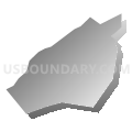 Fredon township, Sussex County, New Jersey (Gray Gradient Fill with Shadow)