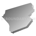Bernardsville borough, Somerset County, New Jersey (Gray Gradient Fill with Shadow)