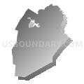 Monroe township, Middlesex County, New Jersey (Gray Gradient Fill with Shadow)
