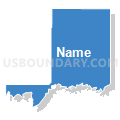 Logan-Nara Visa CCD, Quay County, New Mexico (Solid Fill with Shadow)