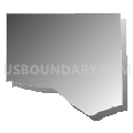 County subdivisions not defined, Monroe County, New York (Gray Gradient Fill with Shadow)