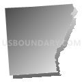 Columbus town, Chenango County, New York (Gray Gradient Fill with Shadow)