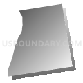 Rensselaerville town, Albany County, New York (Gray Gradient Fill with Shadow)