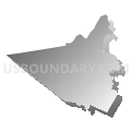 Colonie town, Albany County, New York (Gray Gradient Fill with Shadow)