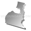 Greenport town, Columbia County, New York (Gray Gradient Fill with Shadow)