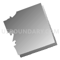 Bedford town, Westchester County, New York (Gray Gradient Fill with Shadow)