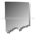 Concord town, Erie County, New York (Gray Gradient Fill with Shadow)