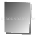 Alfred town, Allegany County, New York (Gray Gradient Fill with Shadow)