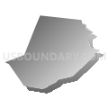 Harris township, Franklin County, North Carolina (Gray Gradient Fill with Shadow)