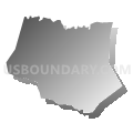 Concord township, Iredell County, North Carolina (Gray Gradient Fill with Shadow)