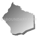 Shiloh township, Iredell County, North Carolina (Gray Gradient Fill with Shadow)