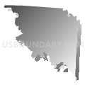 Turnersburg township, Iredell County, North Carolina (Gray Gradient Fill with Shadow)
