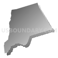 Belvidere township, Perquimans County, North Carolina (Gray Gradient Fill with Shadow)