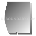 Scotia township, Bottineau County, North Dakota (Gray Gradient Fill with Shadow)