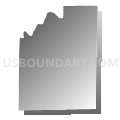Riley township, Sandusky County, Ohio (Gray Gradient Fill with Shadow)