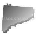 Bethel township, Clark County, Ohio (Gray Gradient Fill with Shadow)