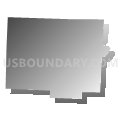 Salem township, Tuscarawas County, Ohio (Gray Gradient Fill with Shadow)