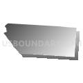 Liberty township, Ross County, Ohio (Gray Gradient Fill with Shadow)