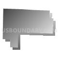 Valley township, Guernsey County, Ohio (Gray Gradient Fill with Shadow)