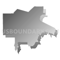 Struthers city, Mahoning County, Ohio (Gray Gradient Fill with Shadow)