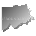 Panama-Bokoshe CCD, Le Flore County, Oklahoma (Gray Gradient Fill with Shadow)