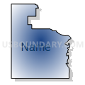 Nowata CCD, Nowata County, Oklahoma (Radial Fill with Shadow)