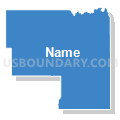 Mountain View CCD, Kiowa County, Oklahoma (Solid Fill with Shadow)