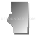 Sapulpa CCD, Creek County, Oklahoma (Gray Gradient Fill with Shadow)