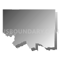 North McCurtain CCD, McCurtain County, Oklahoma (Gray Gradient Fill with Shadow)