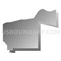 Boardman CCD, Morrow County, Oregon (Gray Gradient Fill with Shadow)