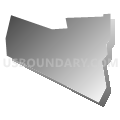Emsworth borough, Allegheny County, Pennsylvania (Gray Gradient Fill with Shadow)