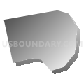 Heidelberg borough, Allegheny County, Pennsylvania (Gray Gradient Fill with Shadow)