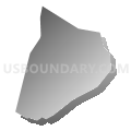 Munster township, Cambria County, Pennsylvania (Gray Gradient Fill with Shadow)