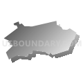 Southmont borough, Cambria County, Pennsylvania (Gray Gradient Fill with Shadow)