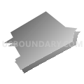 Collingdale borough, Delaware County, Pennsylvania (Gray Gradient Fill with Shadow)