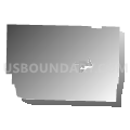 Sadsbury township, Crawford County, Pennsylvania (Gray Gradient Fill with Shadow)