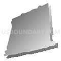 Liberty township, Montour County, Pennsylvania (Gray Gradient Fill with Shadow)