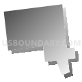 Centralia borough, Columbia County, Pennsylvania (Gray Gradient Fill with Shadow)