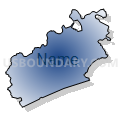 North Codorus township, York County, Pennsylvania (Radial Fill with Shadow)
