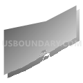 County subdivisions not defined, Erie County, Pennsylvania (Gray Gradient Fill with Shadow)