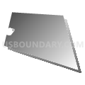Paradise township, Monroe County, Pennsylvania (Gray Gradient Fill with Shadow)
