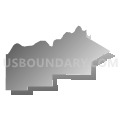 Heath township, Jefferson County, Pennsylvania (Gray Gradient Fill with Shadow)
